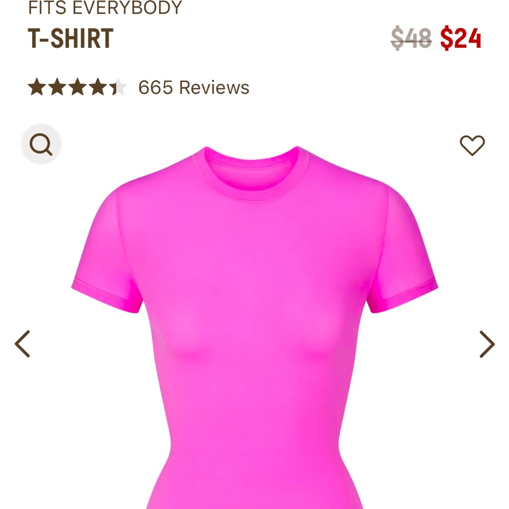 Skims fits everybody t-shirt